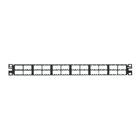 Panduit Patch Panel, 1.72 in. H x 19 in. W x 1.08 in. L, CRS CPP48HDVNSWBL